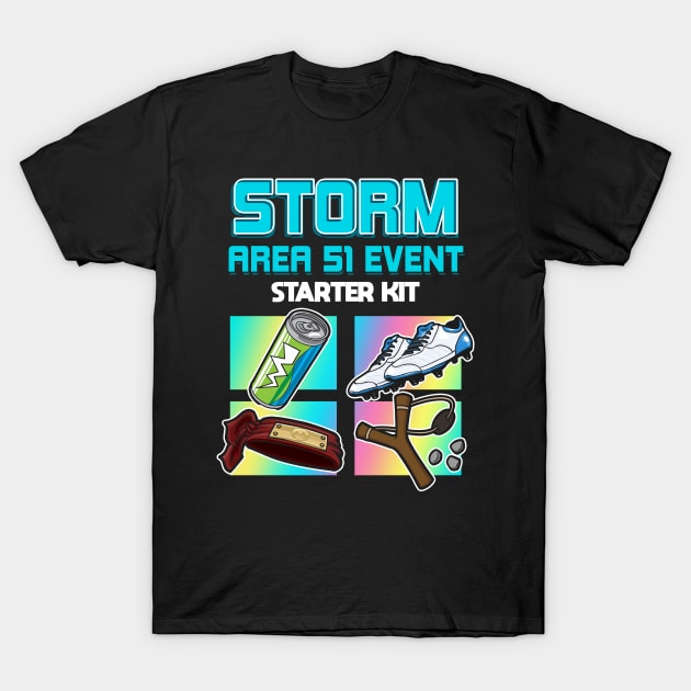 Storm Area 51 Event Starter Kit T-Shirt by Jamrock Designs